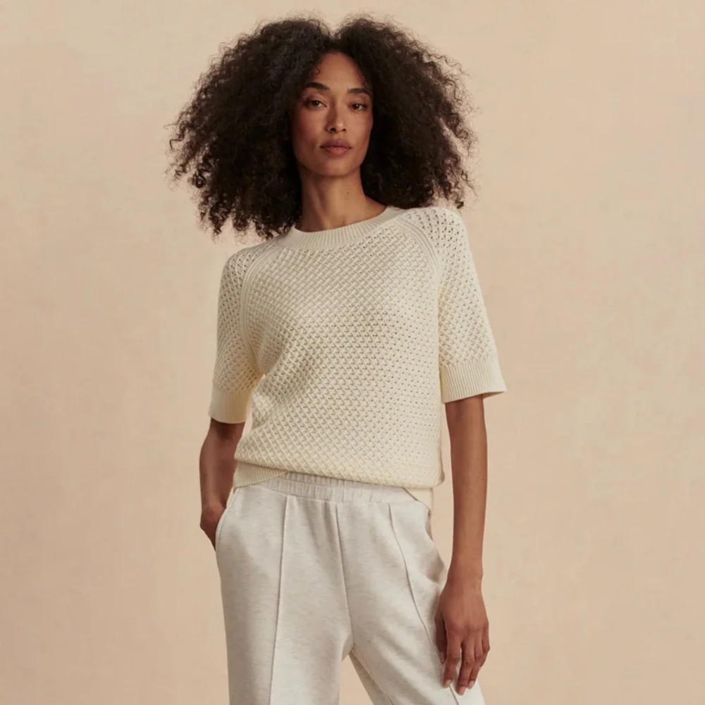 ♥️ Varley Lucy knit in cream NWT - Picture 2 of 7